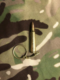 Own the bullet with your name on - own the myth a great gift / keepsake keyring ammo 9mm .44 Magnum 7.62 5.56 nato round