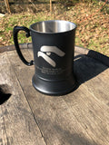 Engraved Matt Black Stainless Steel Tankard | RAF | Navy | Army | Military | Personalised Gift For Him | Unique| We Can engrave any design