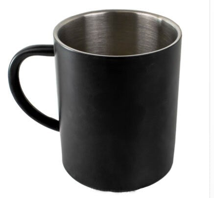 Engraved Stainless Steel Black Powder Coated Thermal Mug / Cup 400ml | RAF | Navy | Personalised Gift For Him | We Can engrave any design