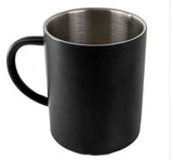 Engraved Stainless Steel Black Powder Coated Thermal Mug / Cup 400ml | RAF | Navy | Personalised Gift For Him | We Can engrave any design
