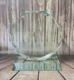 Personalised Engraved Jade Glass Presentation / Award / Trophy / Gift / Recognition / Gift boxed - we can engrave any design