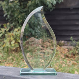 Personalised Engraved Jade Glass Presentation / Award / Trophy / Gift / Recognition / Gift boxed - we can engrave any design