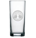 tree of life / Gaelic / celtic - Engraved Hi Ball / Tall Tumbler/ tall mixer Glass 290ml - we can engrave any design -
