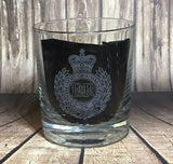 Royal Engineers / Sapper - Engraved Tumbler Whiskey Tumbler Glass 330ml - we can do any design - low ball / old fashioned style