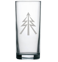 Recce Tree / recon / reconnaissance - Engraved Hi Ball / Tall Tumbler/ tall mixer Glass 290ml - we can engrave any design