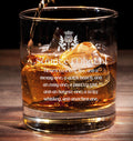 Slainte Mhath / gaelic / toast - Engraved Tumbler Whiskey Glass old fashioned style Tumbler Glass 330ml
