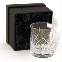 Tylers Toast / Freemason / Masonic / Mason - Engraved High Quality Heavy Sword cut pattern crystal whiskey Tumbler Glass 320ml