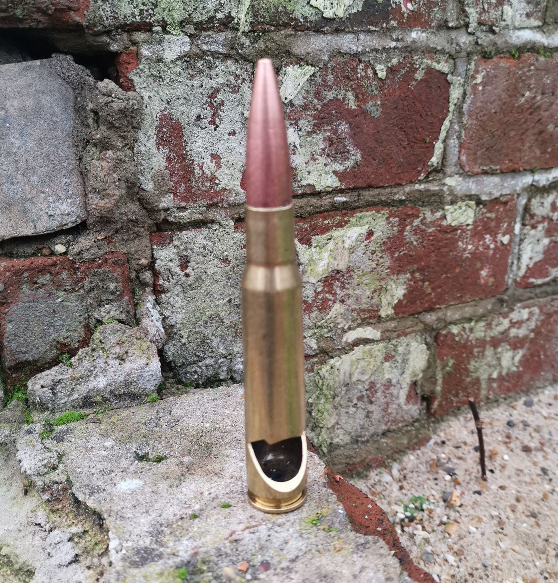 Gravierter / personalisierter Flaschenöffner mit .50 Cal Maschinengewehrkugel
