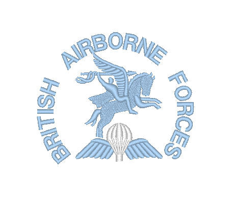 Britische Luftlandetruppen (Wings &amp; Pegasus) – Gesticktes Design – Wählen Sie Ihr Kleidungsstück