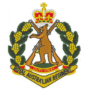 Royal Australian Regiment RAR - Embroidered Design - Choose your Garme ...