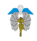 Airborne Wings / St Michael Patreon St of Paratroopers - Embroidered Design - Choose your Garment