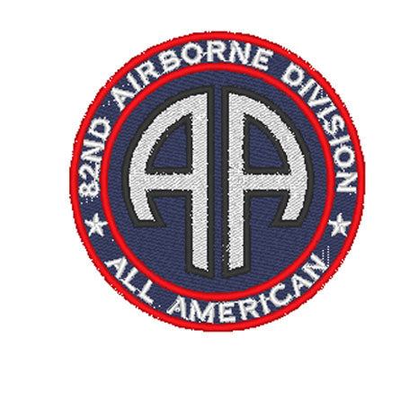 82nd Airborne Division All American - Embroidered Design - Choose your Garment