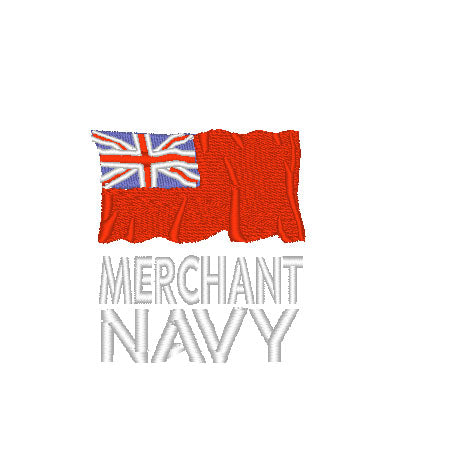 MN Merchant Navy  - Embroidered - Choose your Garment