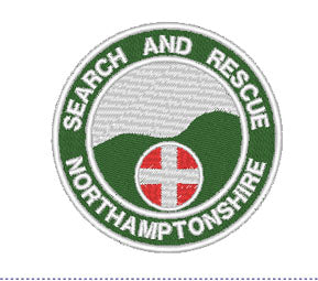 Northamptonshire Search &amp; Rescue – Gesticktes Design – Wählen Sie Ihr Kleidungsstück