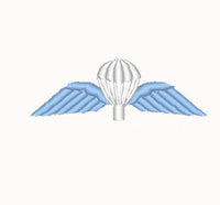 Airborne British Parachutist Wings  - Embroidered - Choose your Garment