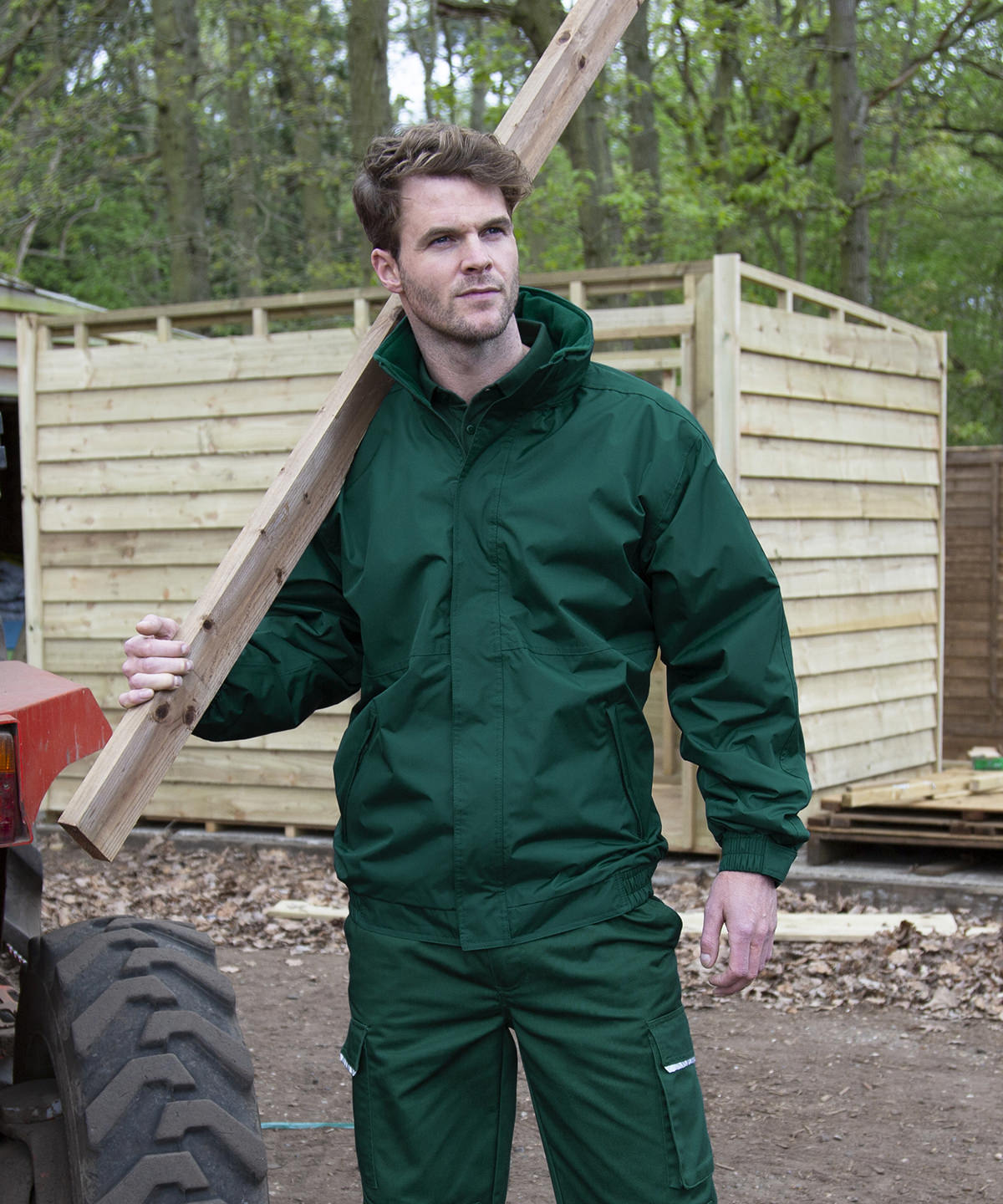 Embroidered Micro Fleece lined Core Jacket