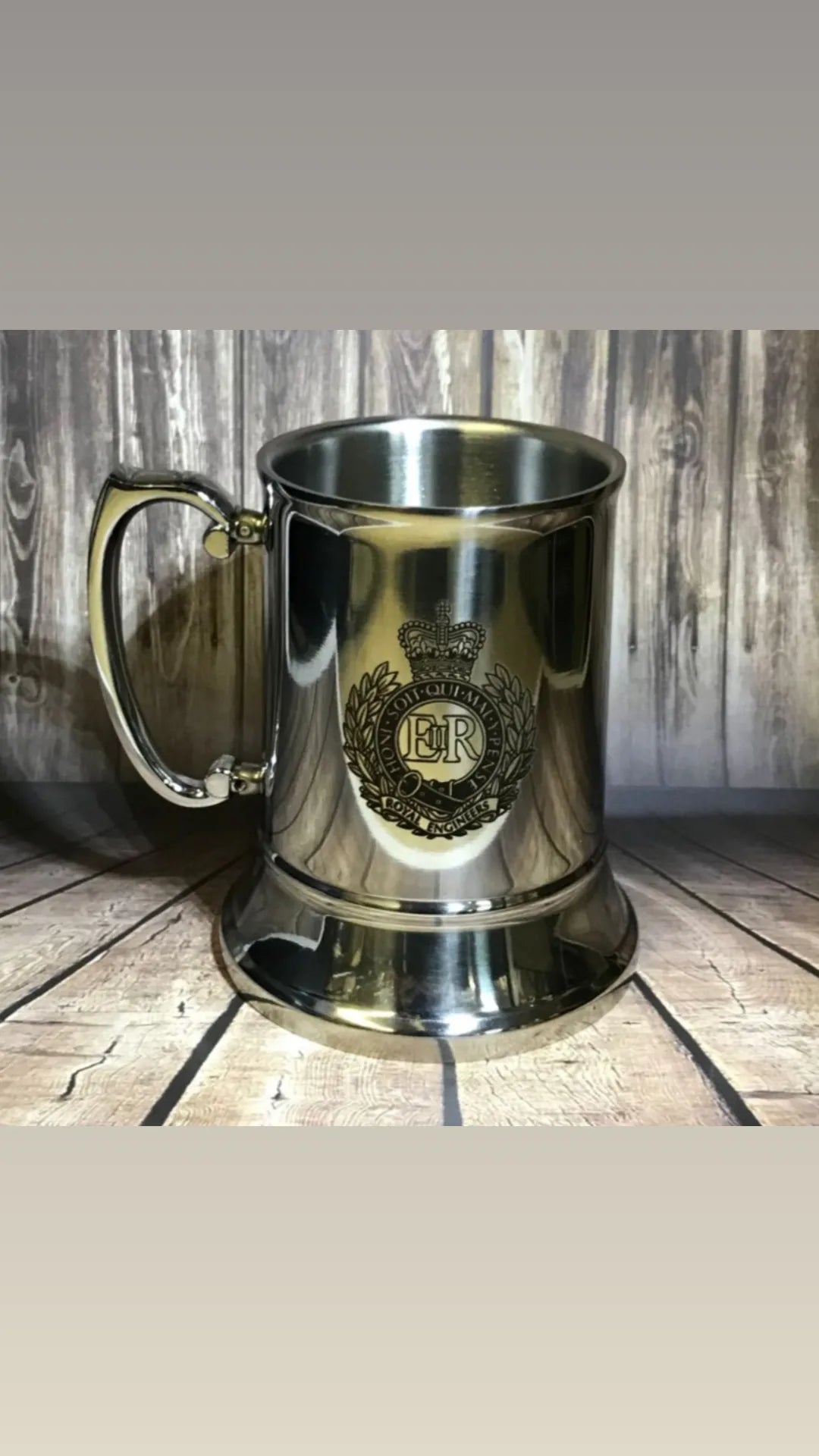 Engraved Stainless Steel Tankard 500ml - choose your design / free engraving