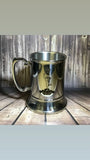 Engraved Stainless Steel Tankard 500ml - choose your design / free engraving