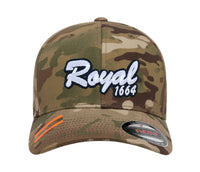 Embroidered Flexfit Yupong Cap Royal 1664 Baseball Cap