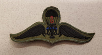 Thailand Parachutist Qualification  Jump Wings  Badge / Patch