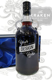 Engraved Bottle of The Black Spiced Rum 70cl - Upload your own design